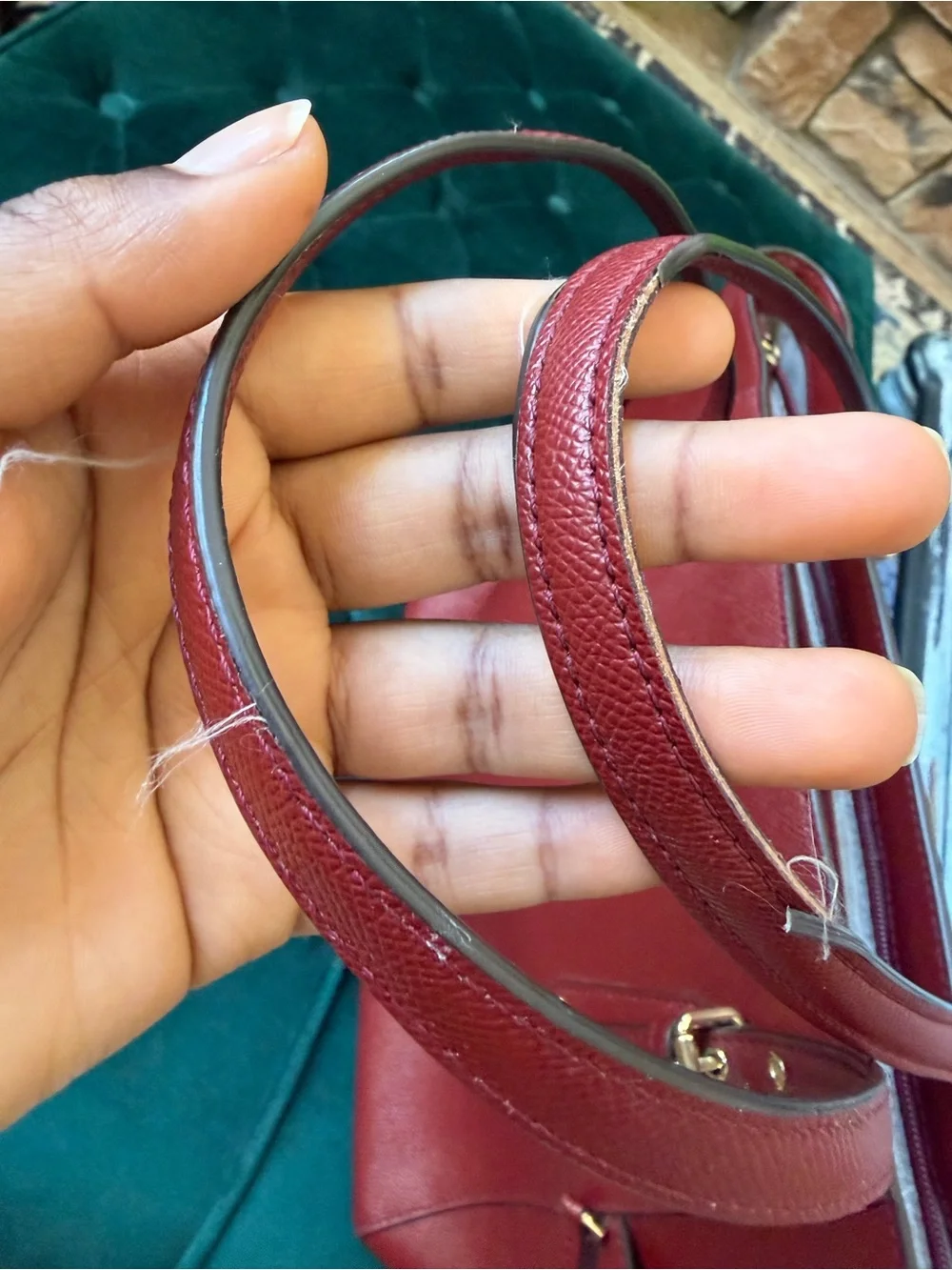 Michael Kors Burgundy Voyager Tote